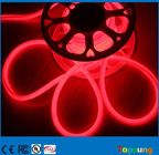 110V 220V 360 Degree Glow Flexible Round LED Neon Rope Light red color