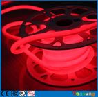 110V 220V 360 Degree Glow Flexible Round LED Neon Rope Light red color