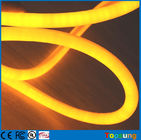 16mm IP67 waterproof neon light high lumen 110V 360 degree round neon lights yellow