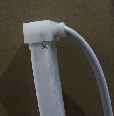 AC110v orange square flexible led neon strip rope light 16x16mm for shop decoration IP68