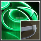AC220V flat top view neon led tube 2835 SMD green 16*16mm square neon flex