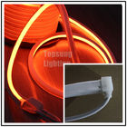 AC110v orange square flexible led neon strip rope light 16x16mm for shop decoration IP68