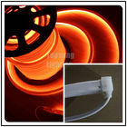 AC 220V orange square led neon flexible light 220v 16x16mm for shop decoration