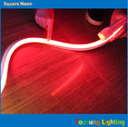 new design red color LED neon rope light 16*16mm square flat neon flex  ip68 AC 110v
