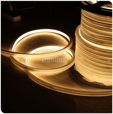 China supplier DC 24V warm white decoration led neon flex 16x16mm square  flat neon rope IP68