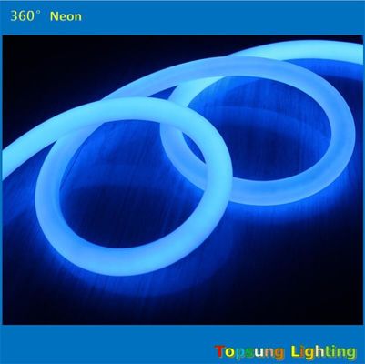 25M spool 12V blue 360 degree led neon rope light for room