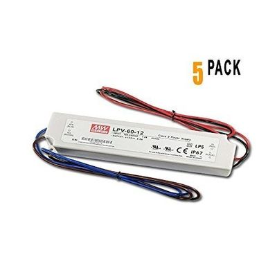 Hot sale Meanwell 60w 12v low voltage led neon transformer LPV-60-12 with high quality