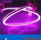 pink color 240V LED double-sided flexible neon strip light 8*17mm outdoor use