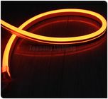 24v yellow popular led neon flex tube light PVC ultra thin neon flexible rope lamp strip 11x18mm outdoor decoration