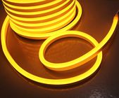 High stability waterproof 24v outdoor light strips amber led neon flexible with IP68 yellow