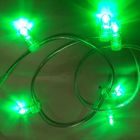 green PVC crystal Wire DC 12V clip light 1000leds fairy light string 100m/roll led bud lights
