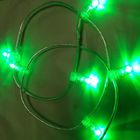 green PVC crystal Wire DC 12V clip light 1000leds fairy light string 100m/roll led bud lights