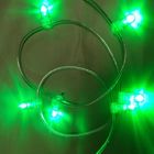 Outdoor Decorative Christmas Tree Light String 100m 666leds 12V LED Clip Lights green lights