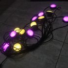 Tuya APP RGBIC LED ground Lights Garden strings plug lawn lamp 15 bulbs wifi outdoor Light