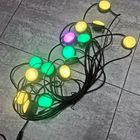 Tuya APP RGBIC LED ground Lights Garden strings plug lawn lamp 15 bulbs wifi outdoor Light
