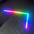 RGB APP control Waterproof Outdoor LED Background Long Strip Line Wall Light Bar IP65 for Home Decor