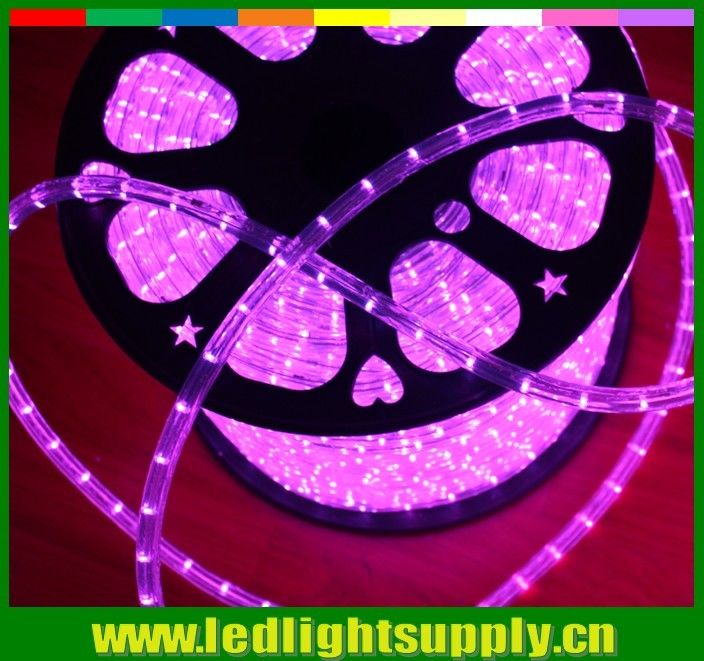 110V/220V LED rope light 1/2'' 2 wire duralight with waterproof IP65