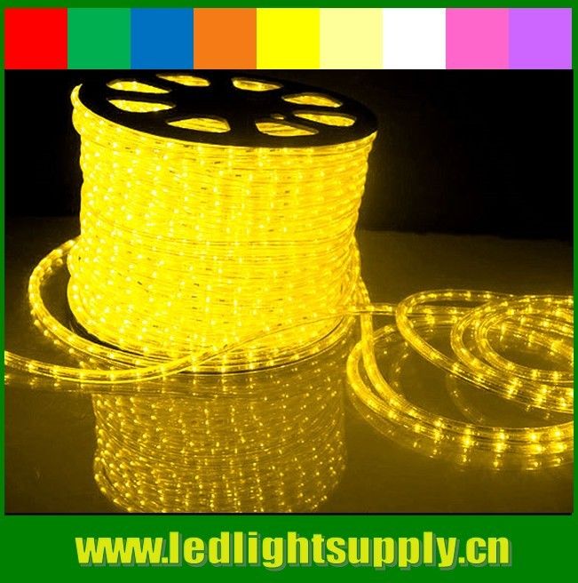 low voltage decoration 2 wire round led rope light for festival
