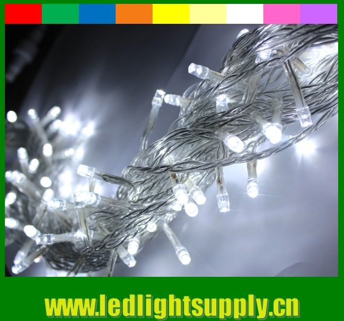 Pretty rgb color changing led christmas lights wholesale 24v 100 led