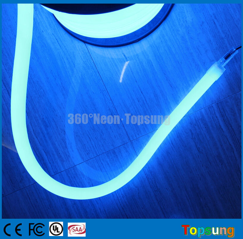 100' spool 24 Volt blue 360 degree round led neon light for pool