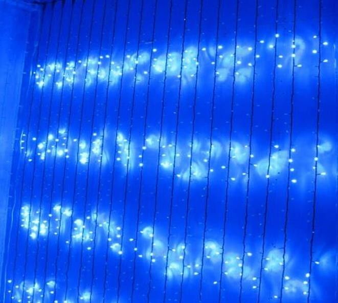 2016 new designed 110V amazing bright christmas lights waterfall for outdoor