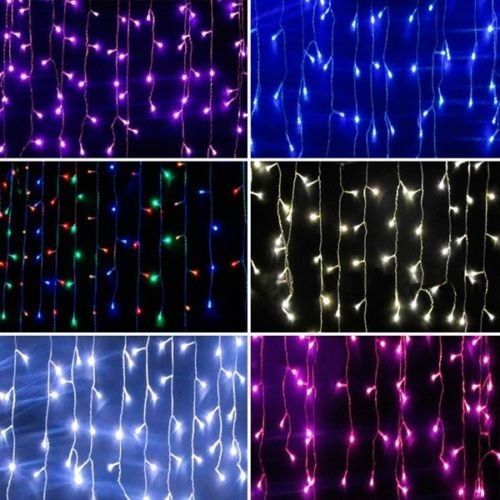 Whole sale 110V christmas lights waterproof led solar string light outdoor icicle lights for buildings