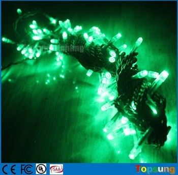100v green 100led twinkle fairy string lights 10m with high quality