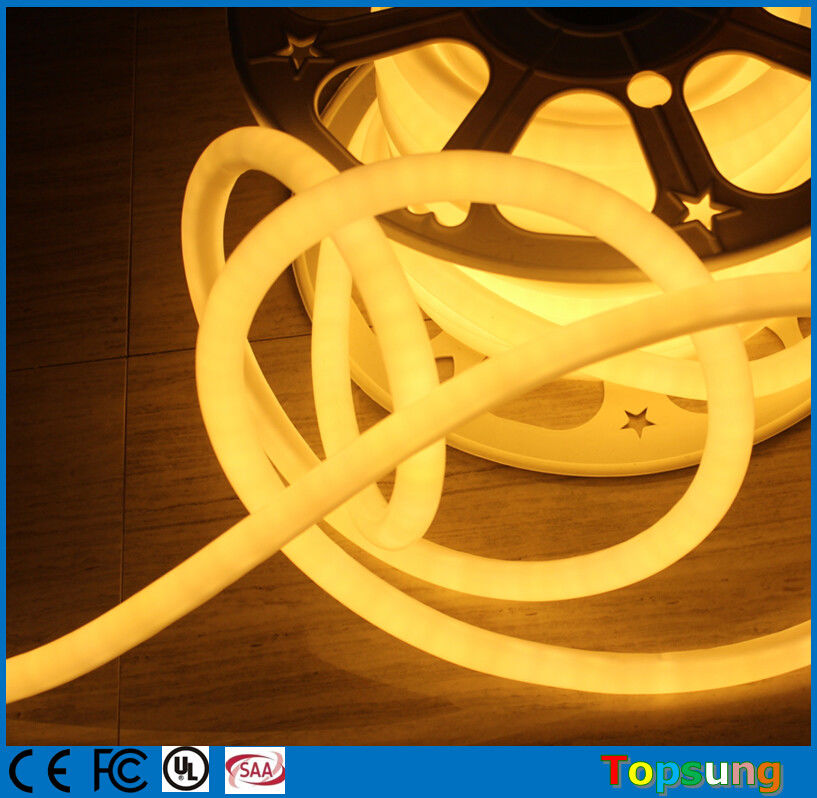 Warm white 16mm 360 degree round led neon tube PVC led decoration neon 110v