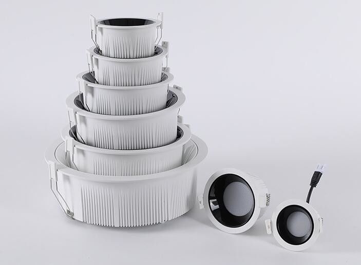 2.5 inch led ceiling lamps 120 degree 7Watt spotlights adjustable led recessed downlight