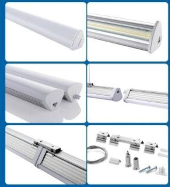 Stable quality led linear light 2F 20W  suspension lighting fixture linkable led light