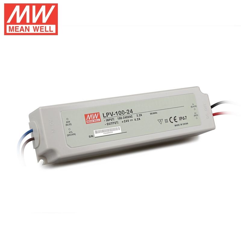 Best selling Meanwell 100w 24v low voltage power supply LPV-100-24 led neon transformer