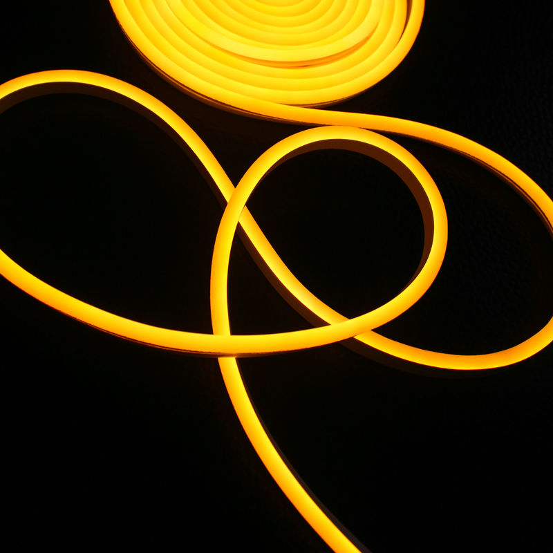 220v led strip amber led neon flex mini led neon tape 6*12mm silicon string