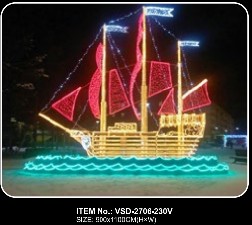 large 3d led motif light ip65 rated for mall display and outdoor christmas yard decorations