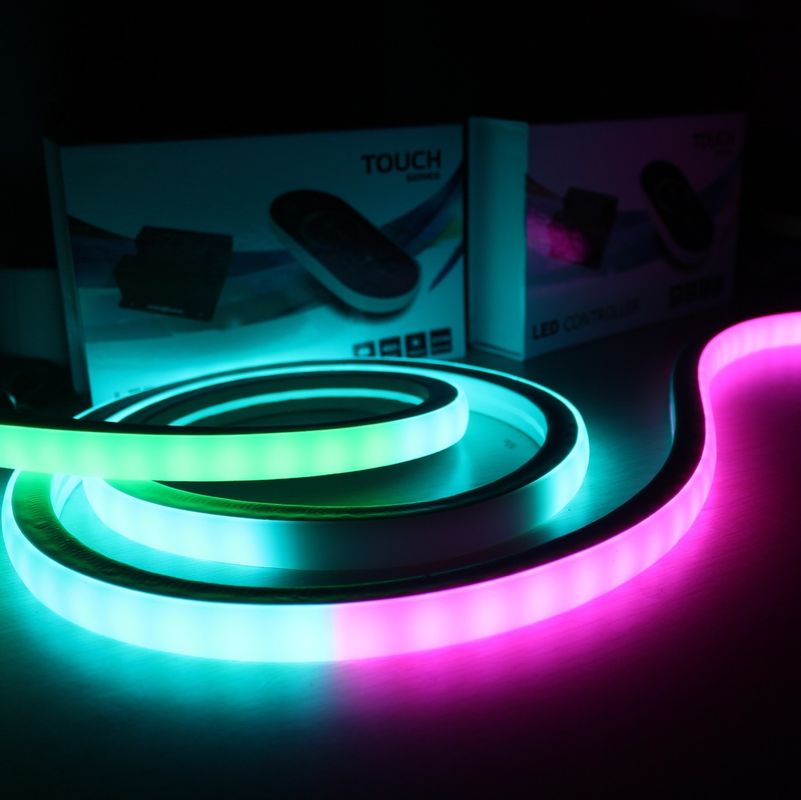 50m 24v silicone Flexible Super Bright SPI Mix Colors Ip68 rgbw Led Neon Flex digital chasing neon