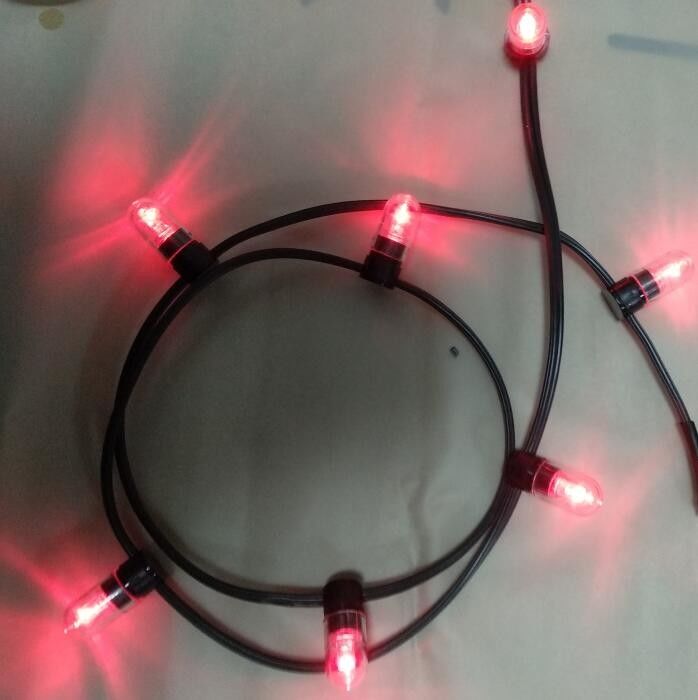 12v low power led clip light 100m/roll christmas lights led string Lights red rice strings 666 bulbs