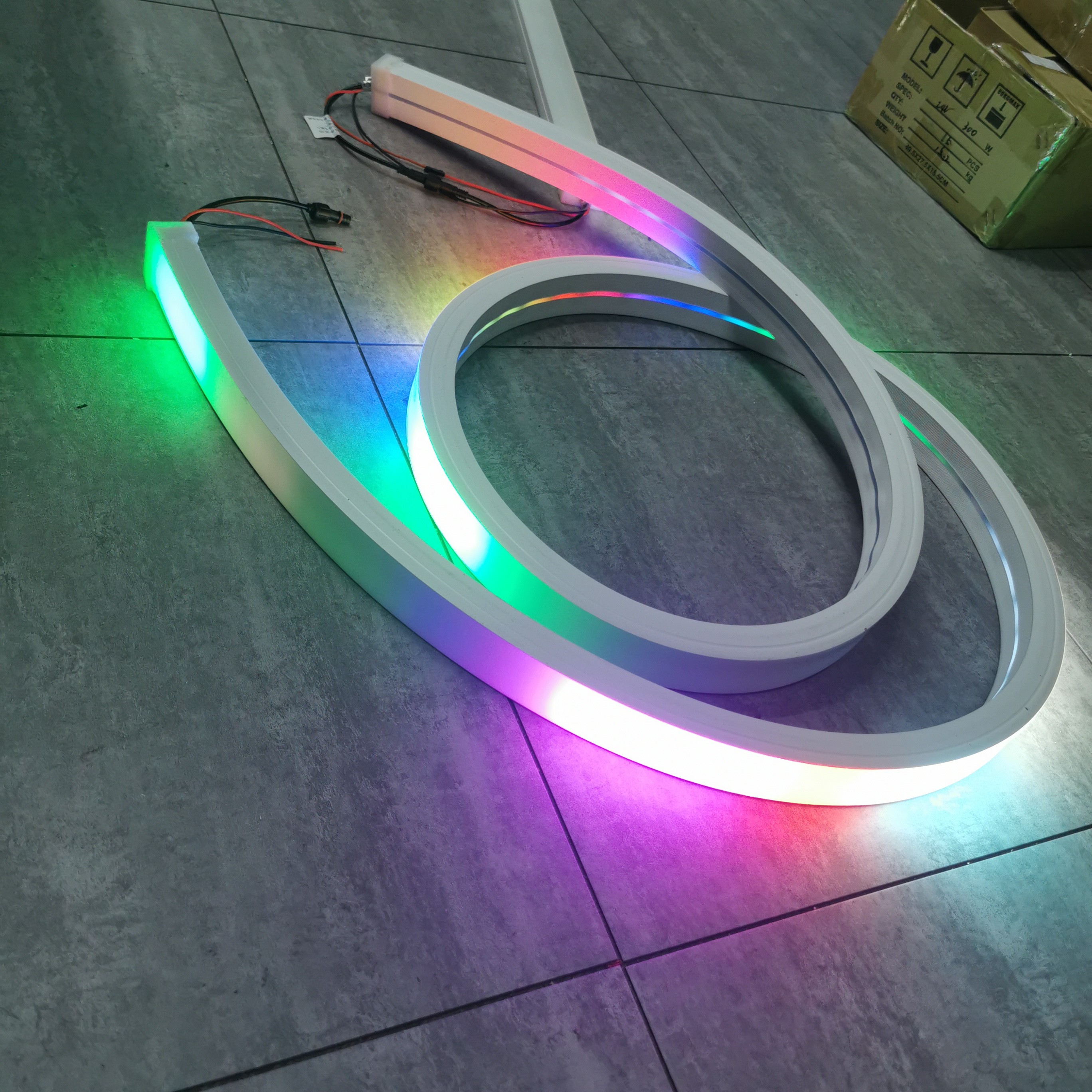 Rgb Pixel LED Neon Dmx512 RGB Strips ruban led dmx neon flex neon rope ...