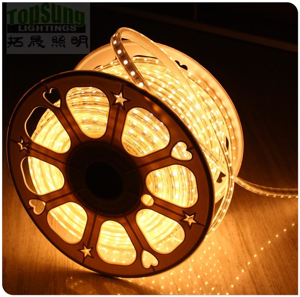 High quality AC ip65 tape warm white led light 50m flexible strip 220V ...