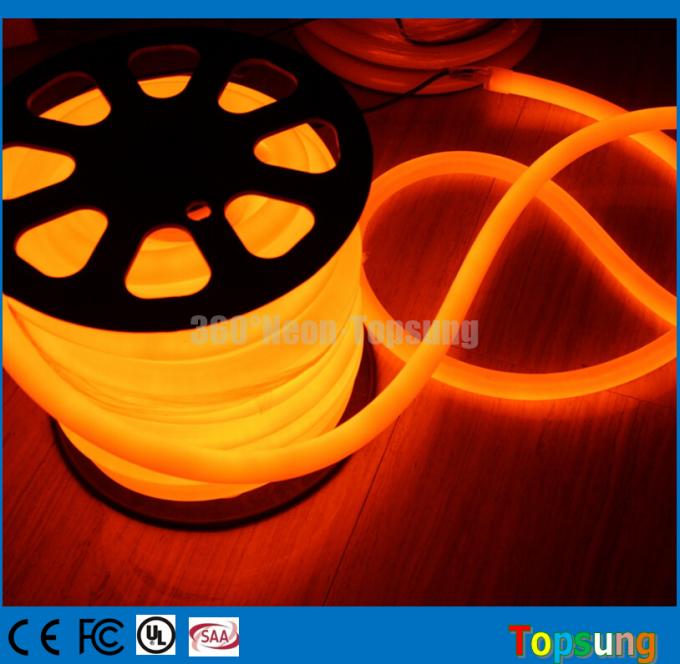 30m spool green 24v 360 degree led neon rope light for let